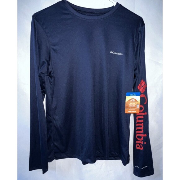 Columbia Omni-Shade UPF 50 Rapid Creek Long Sleeve Navy Blue Size Medium Women’s - Picture 1 of 6